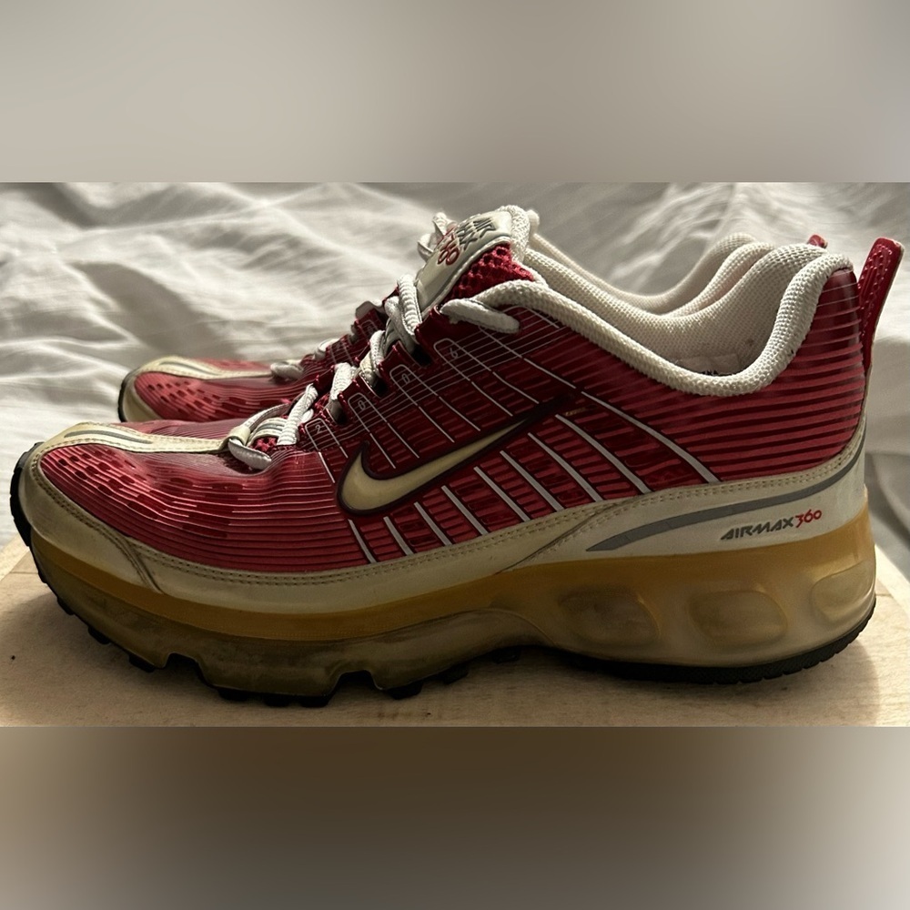 Nike Women's Air Max 360 Sneakers Athletic Shoes Red 310909-611 Vintage  Sz 7